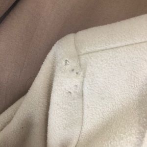 Via white wool pea coat type jacket